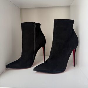 ❌SOLD❌Christian Louboutin So Kate Booties 37.5 black suede